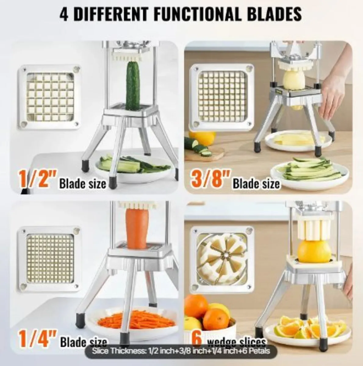 Commercial Vegetable Fruit Chopper - Image 3