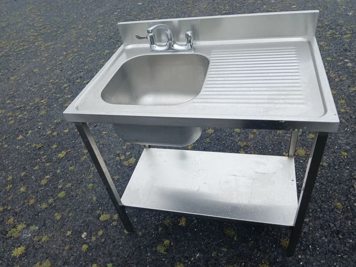 Staneless steel cabbinet sink unit complete - Image 4