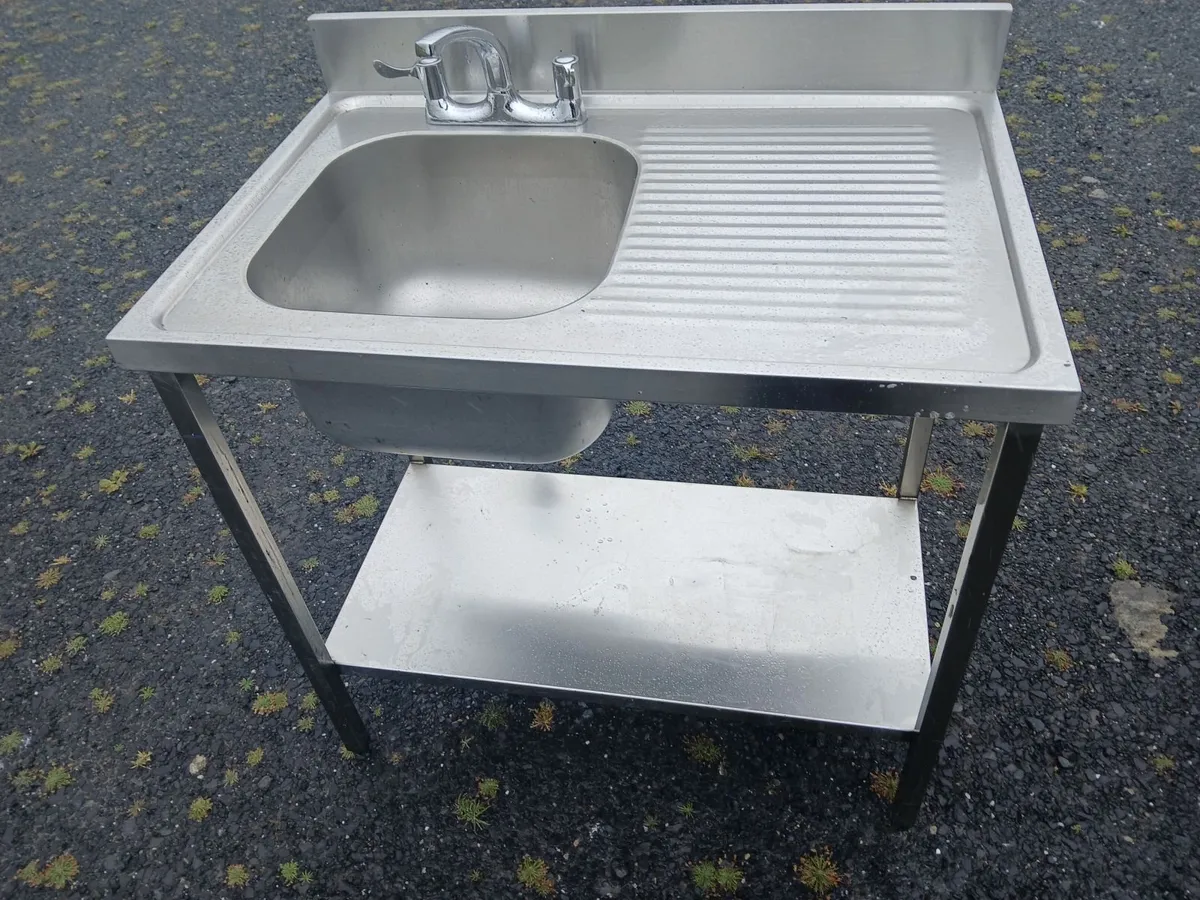 Staneless steel cabbinet sink unit complete - Image 3