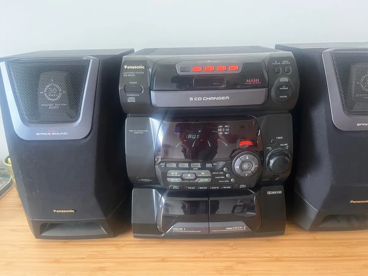 Vintage Panasonic Stereo System - Image 1