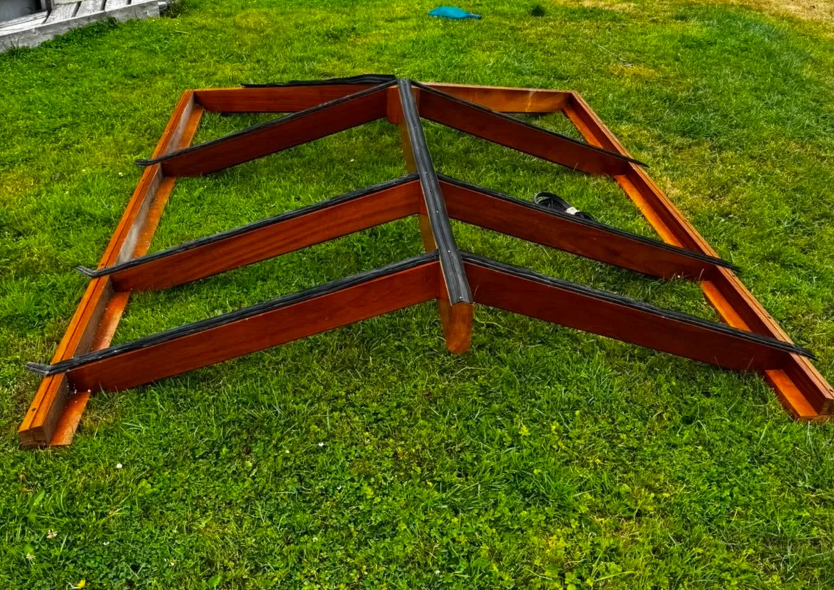 Bespoke Iroko Hardwood Roof Lantern / Glazed Roof - Image 2