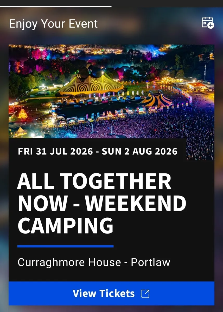 2 All Together Now Tickets