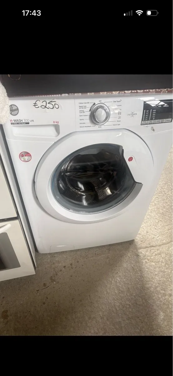 8kg Hoover washing machine - Image 1