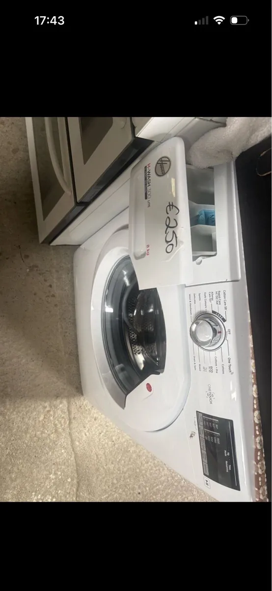 8kg Hoover washing machine - Image 2