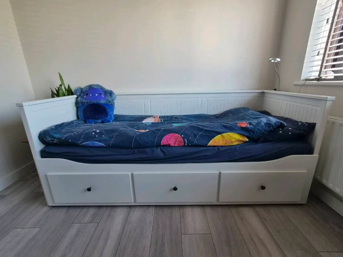 Ikea Day Bed Single/Double with storage - Image 2