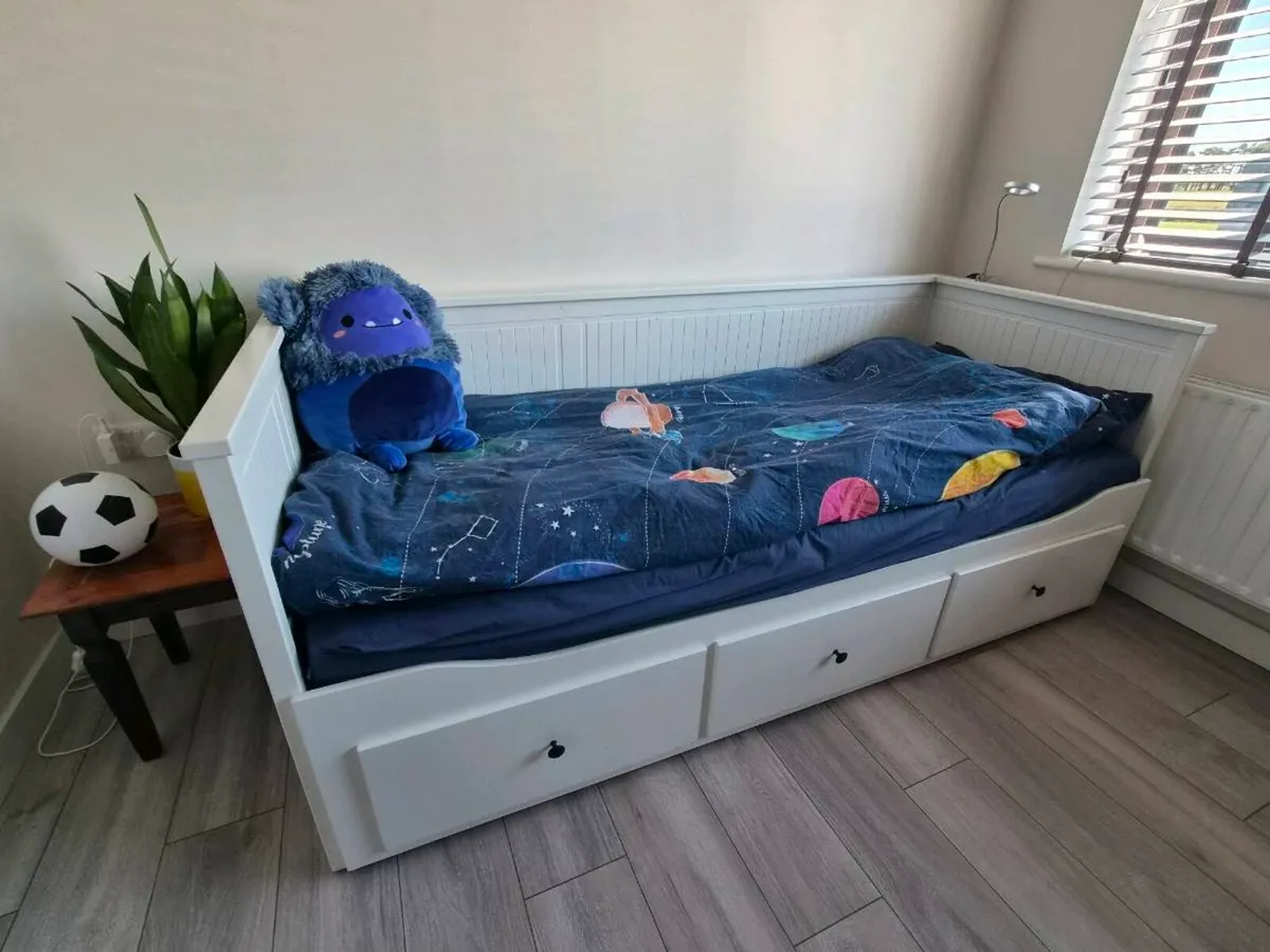 Ikea Day Bed Single/Double with storage - Image 3