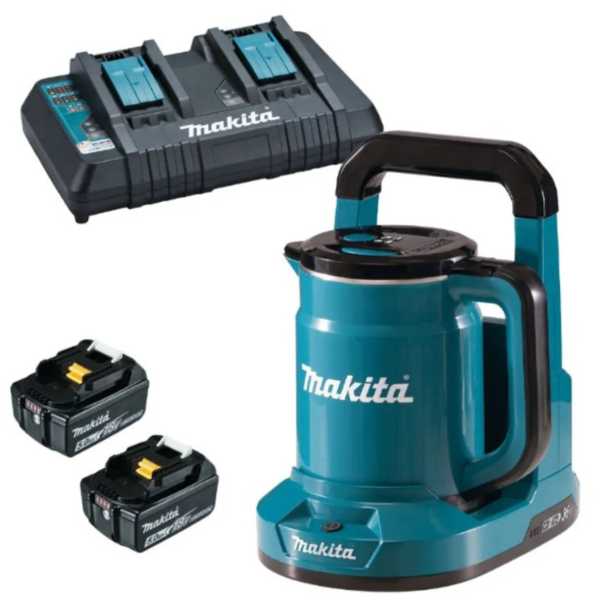 Makita DKT360 36V Kettle Kit with 2 x 5 batteries - Image 1