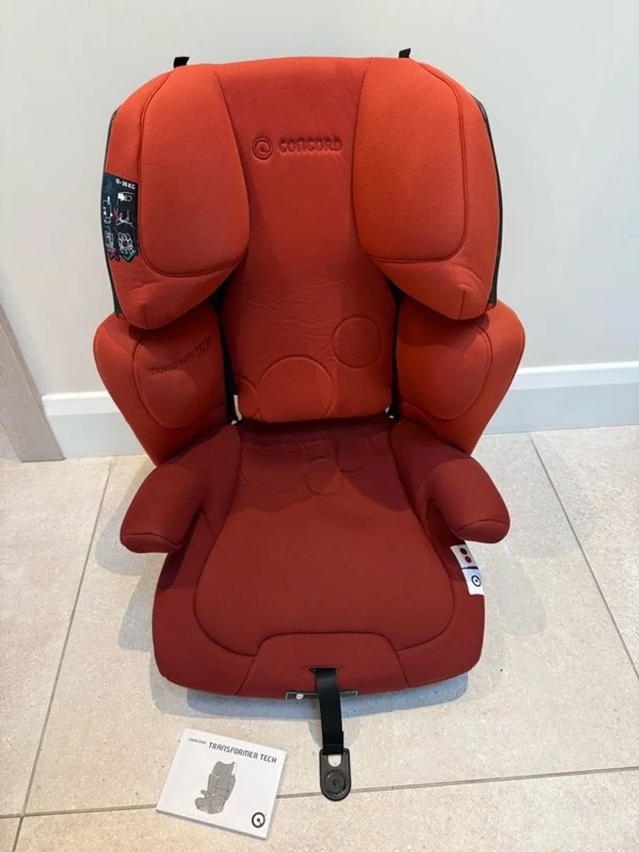 Concord Variable Height Booster Seat - Autumn Red - Image 1