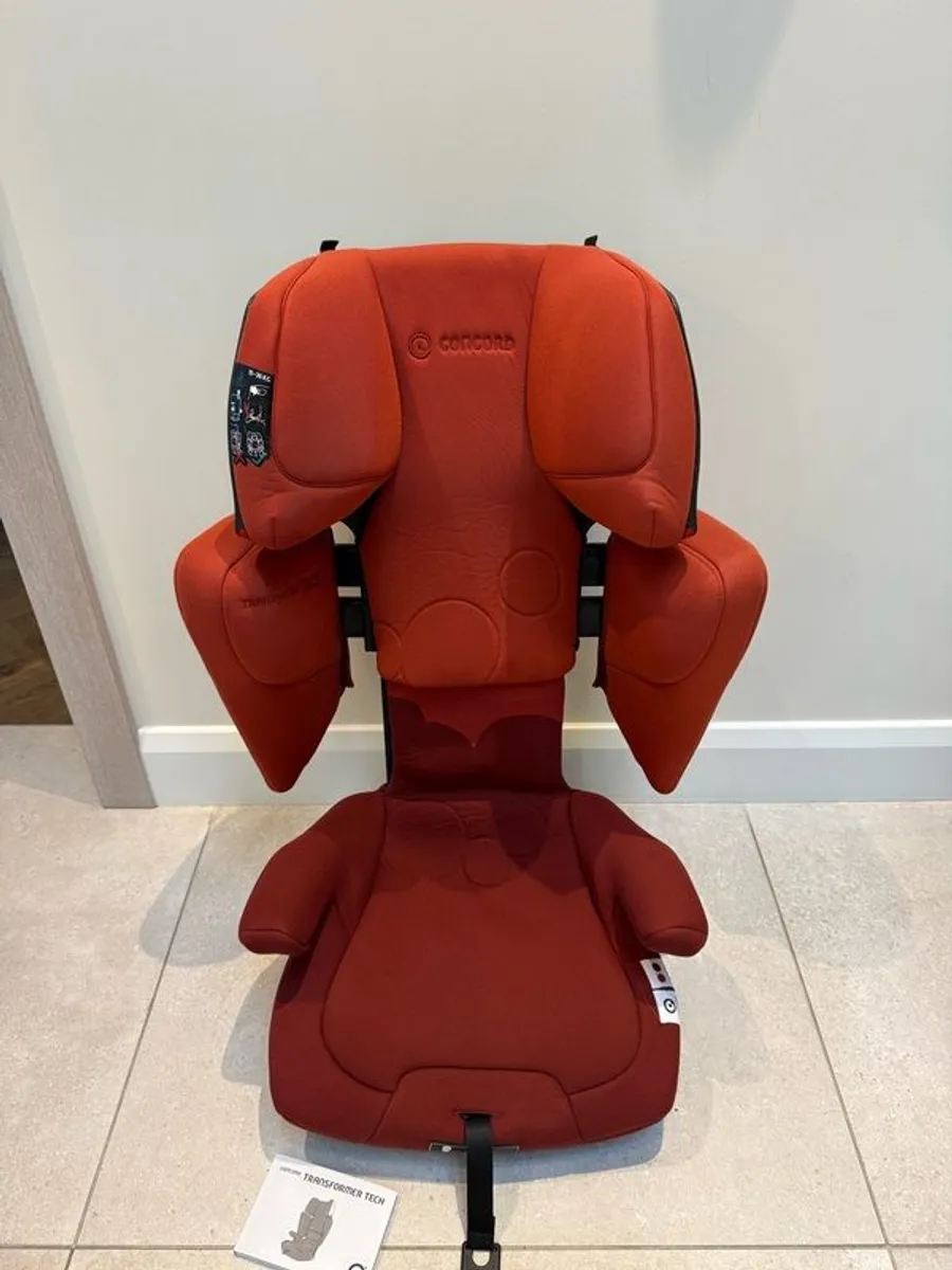 Concord Variable Height Booster Seat - Autumn Red - Image 2