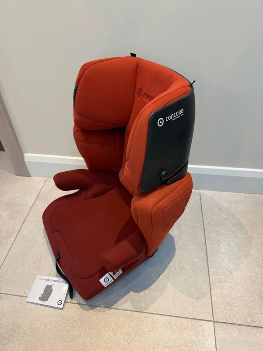 Concord Variable Height Booster Seat - Autumn Red - Image 3