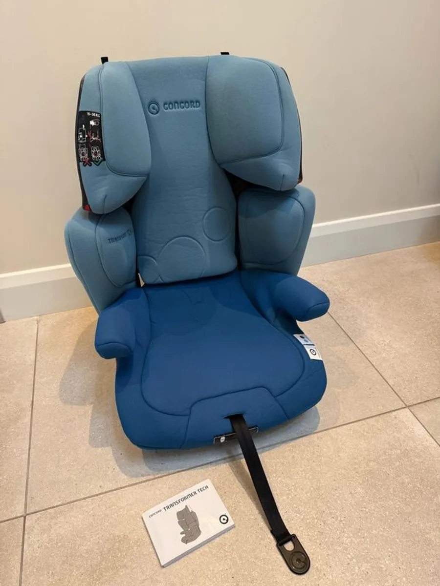 Concord Variable Height Booster Seat - Peacock Blue - Image 1