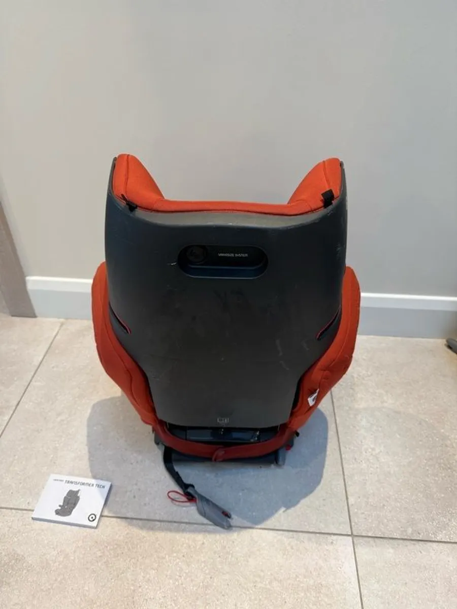Concord Variable Height Booster Seat - Autumn Red - Image 4