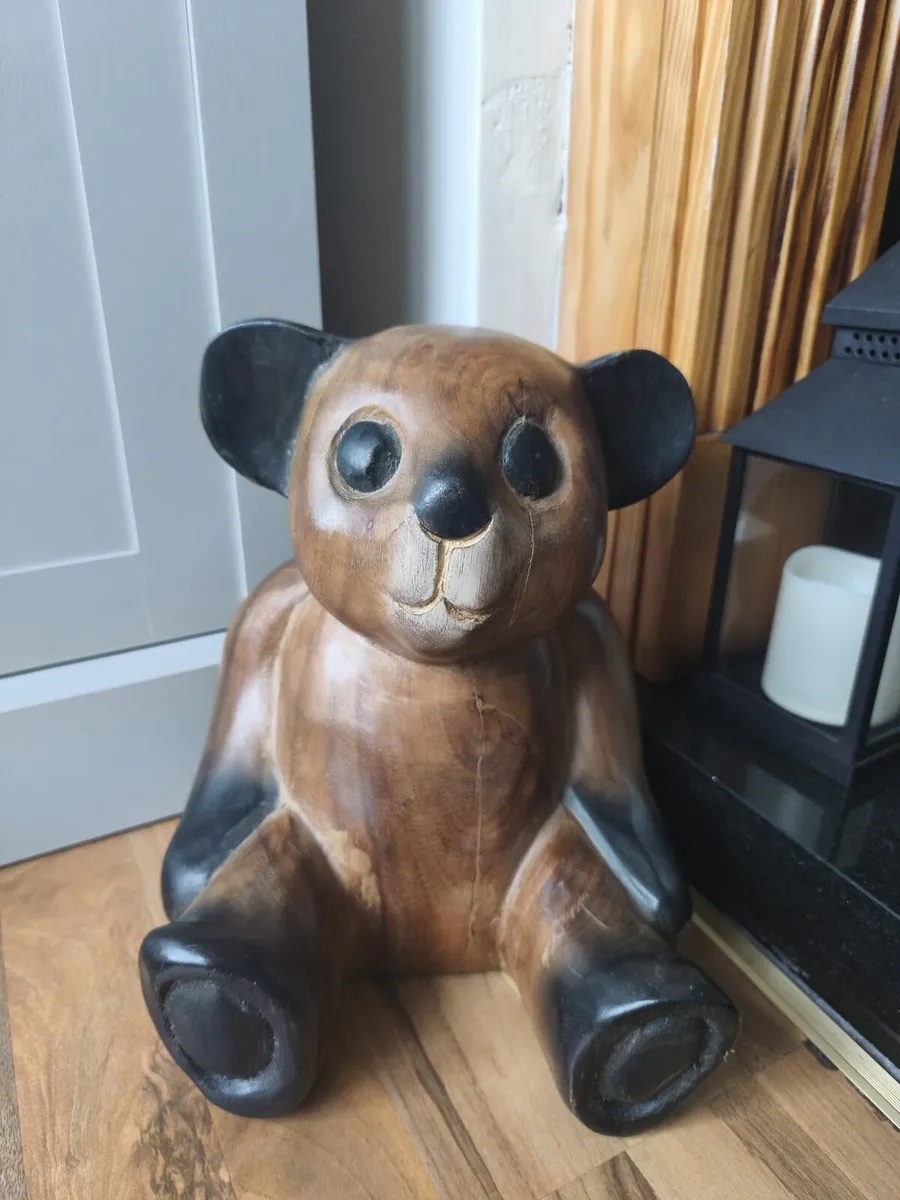 Wooden Teddy Bear - Image 2