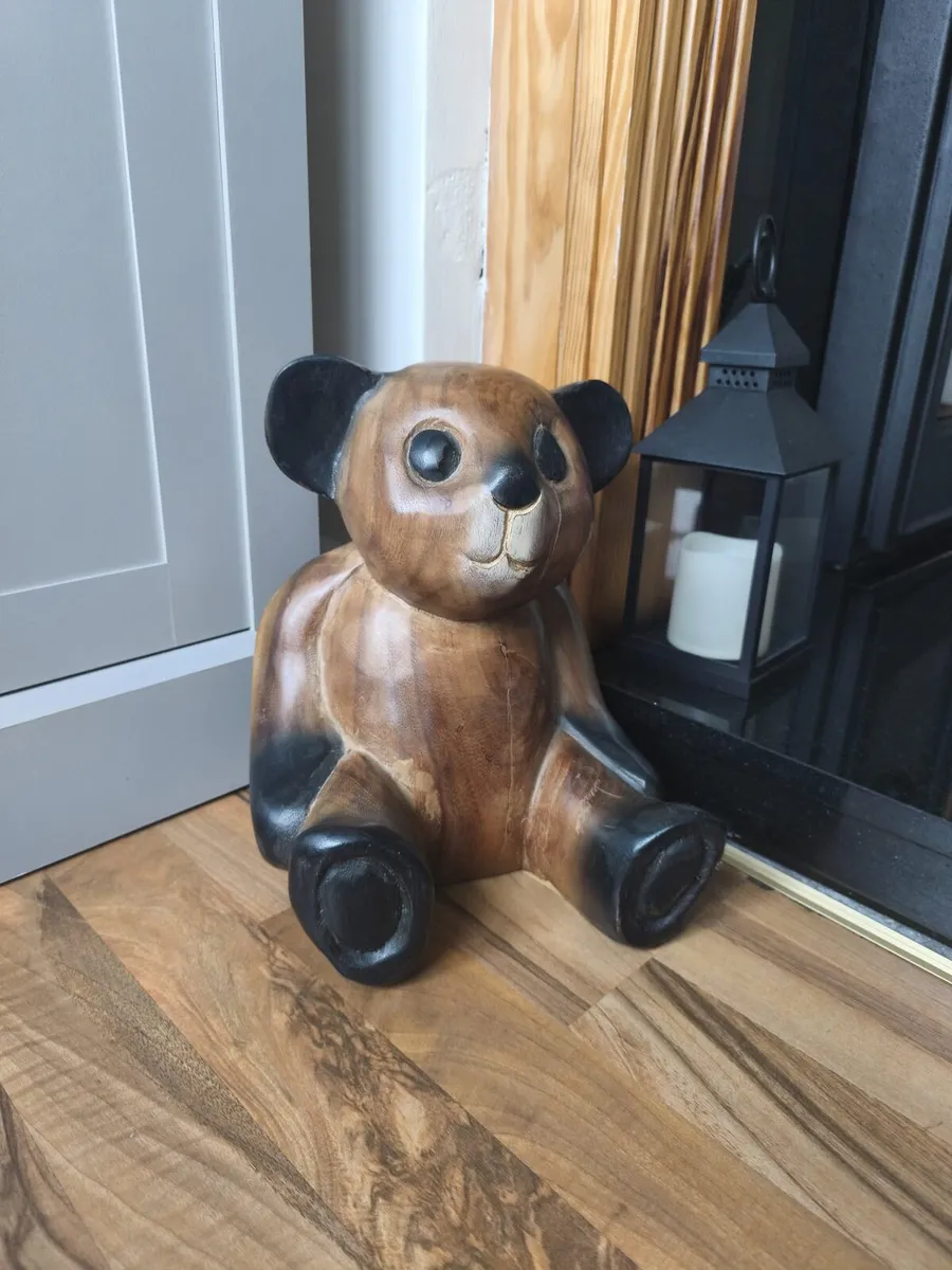 Wooden Teddy Bear - Image 1