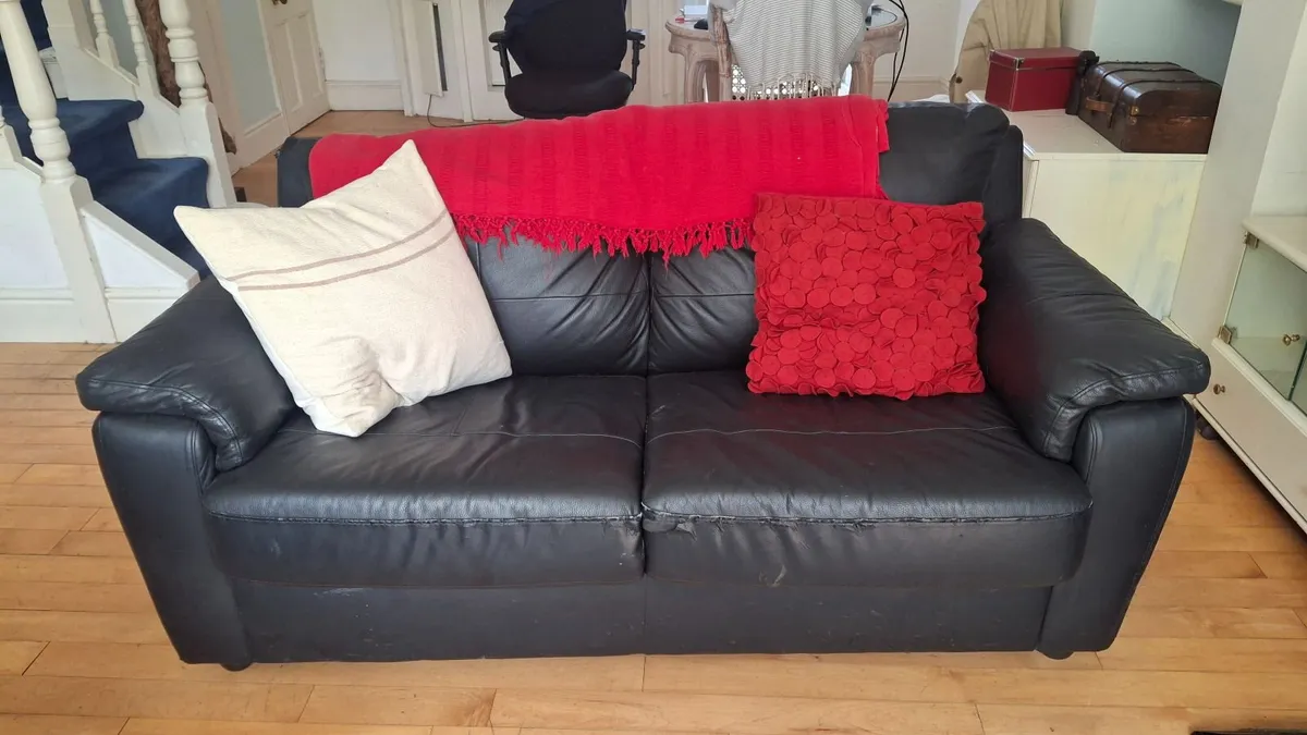 2 x two seater couches FREE - Image 1
