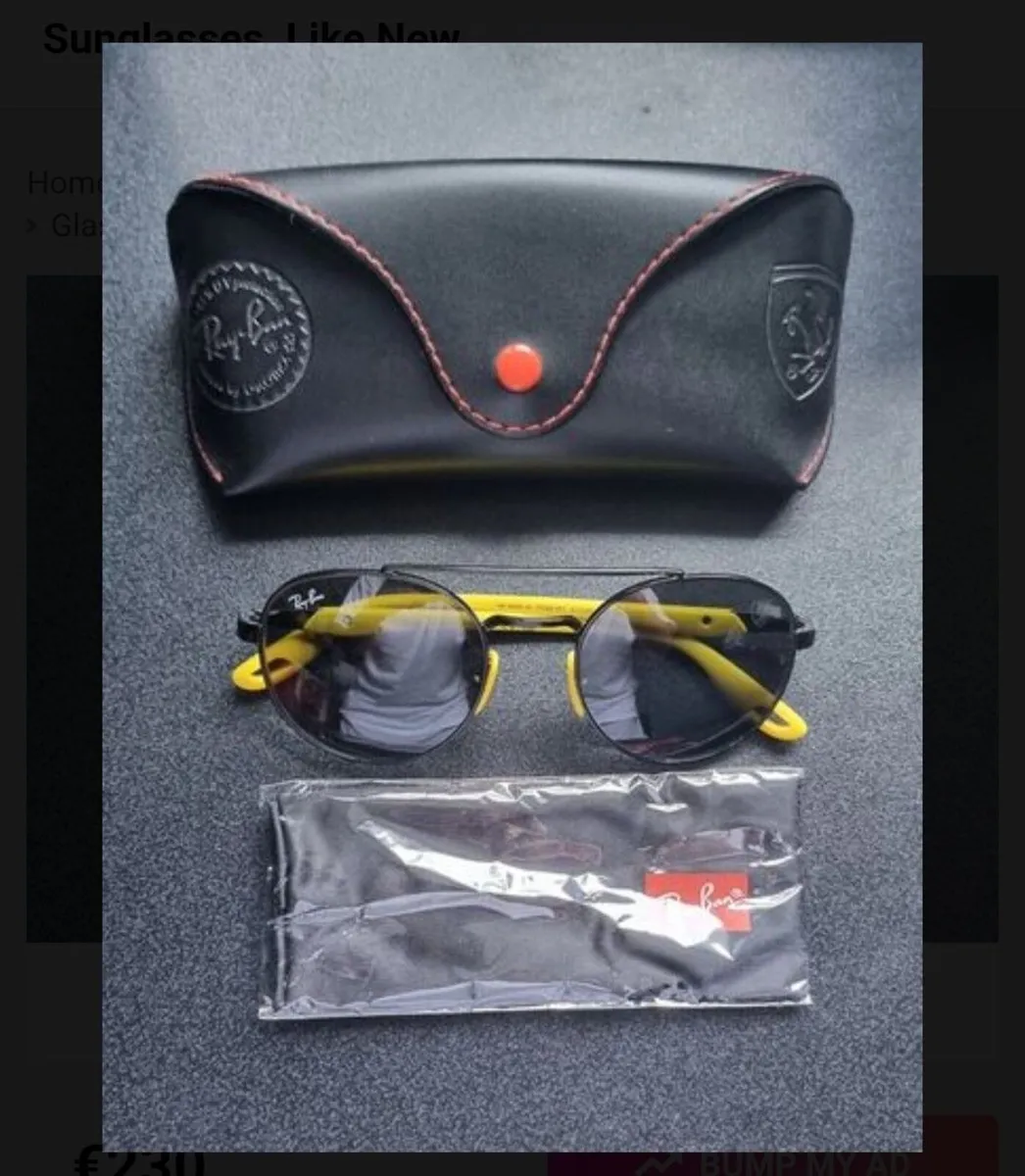 Original Ray-Ban Scuderia Ferrari full set - Image 1
