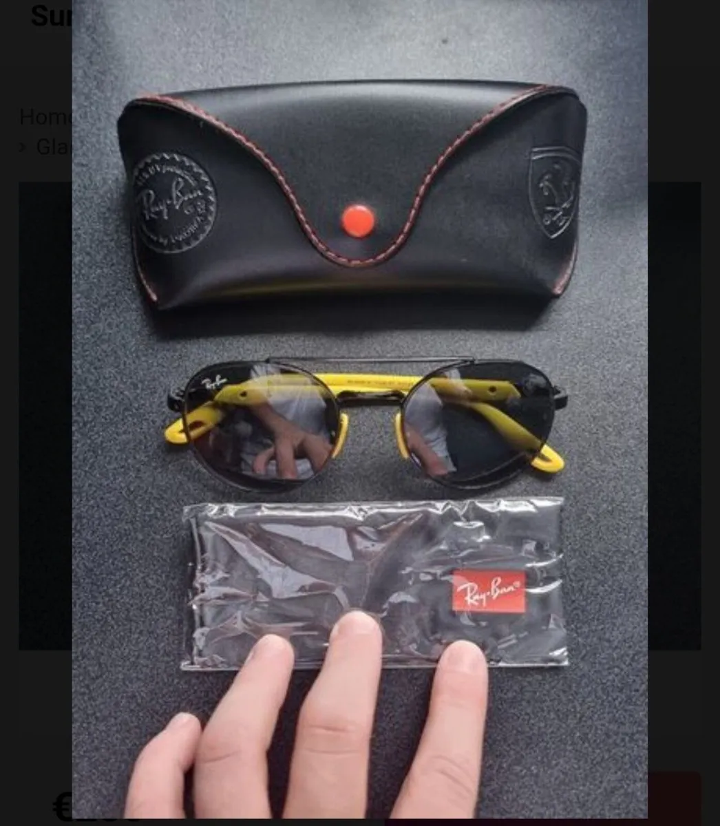Original Ray-Ban Scuderia Ferrari full set - Image 2