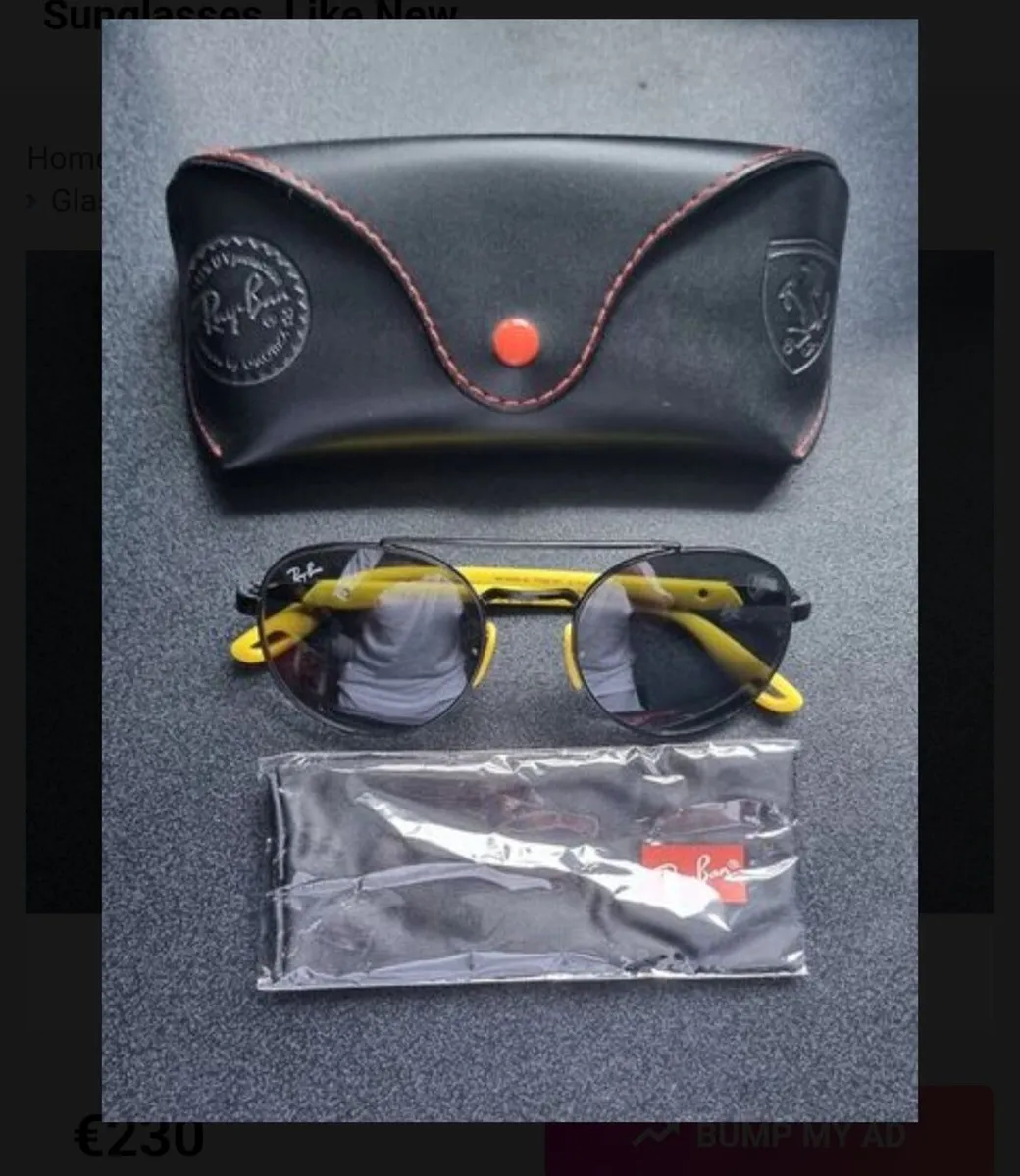 Original Ray-Ban Scuderia Ferrari full set - Image 3