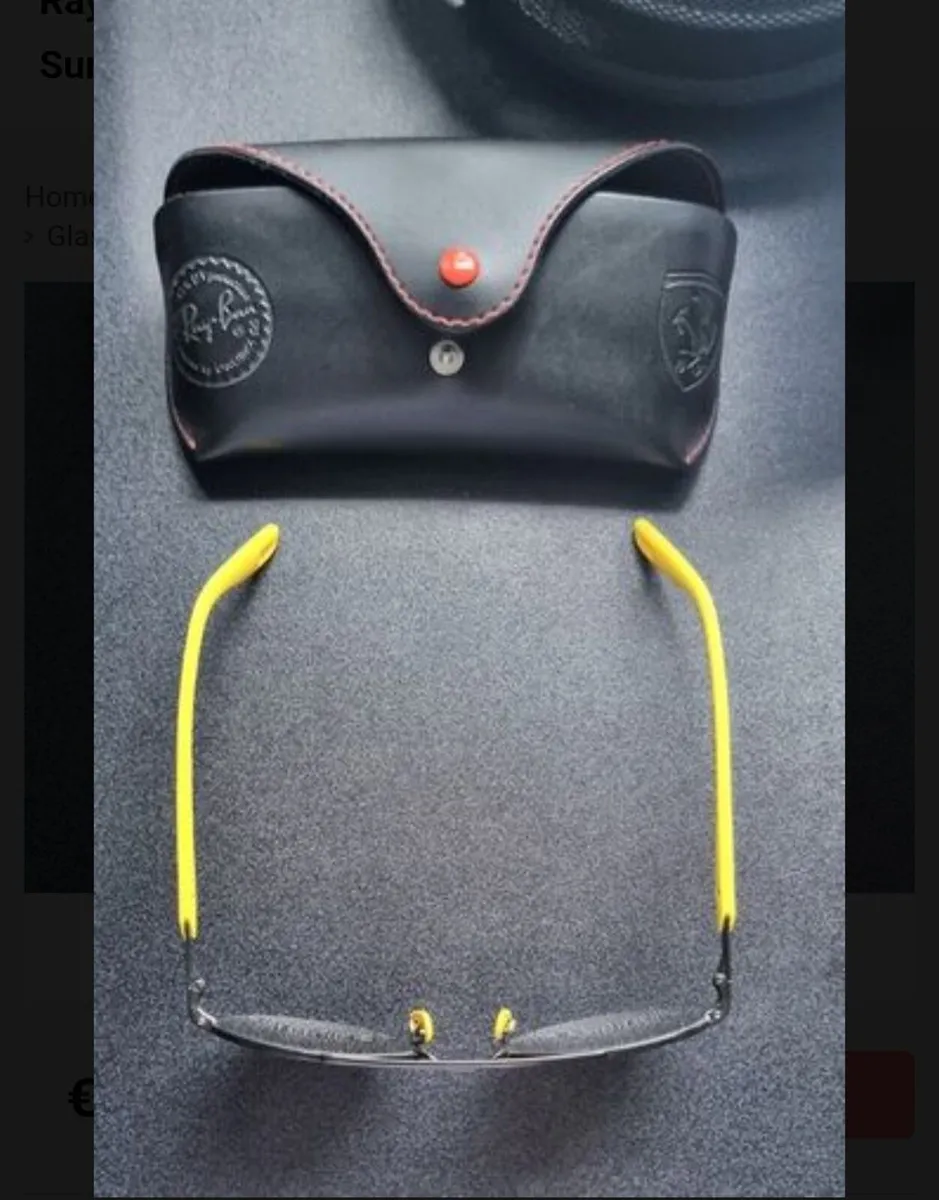 Original Ray-Ban Scuderia Ferrari full set - Image 4