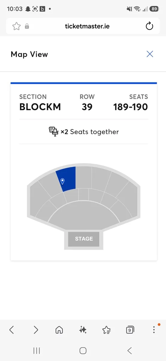 1 ticket left Wolfetones - Image 2