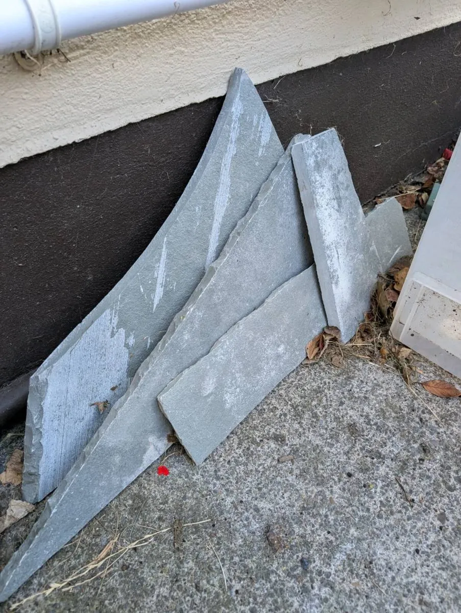 Grey slate paving stone pieces FREE - Image 3