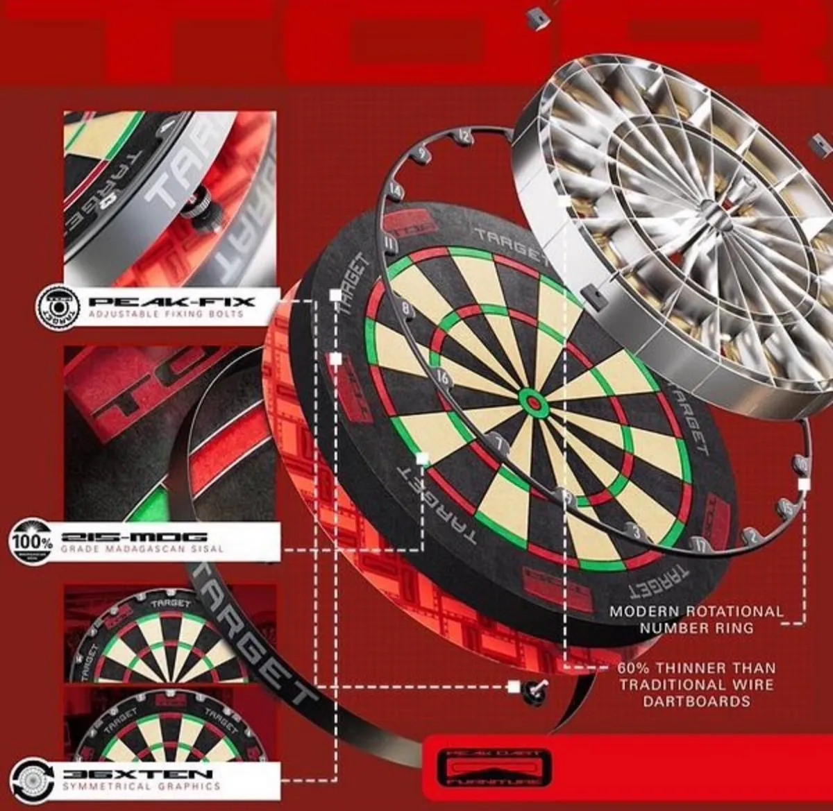 Target Tor Dartboard - Image 4
