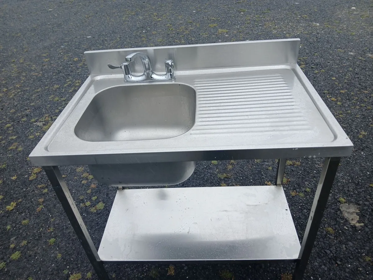 Stainless steel cabbinet sink unit delivered - Image 2