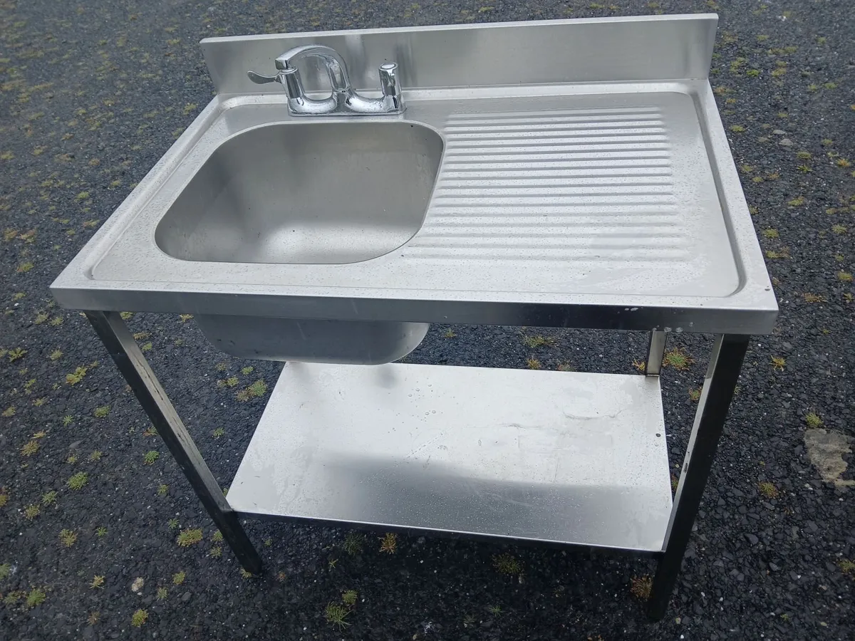 Stainless steel cabbinet sink unit delivered - Image 3