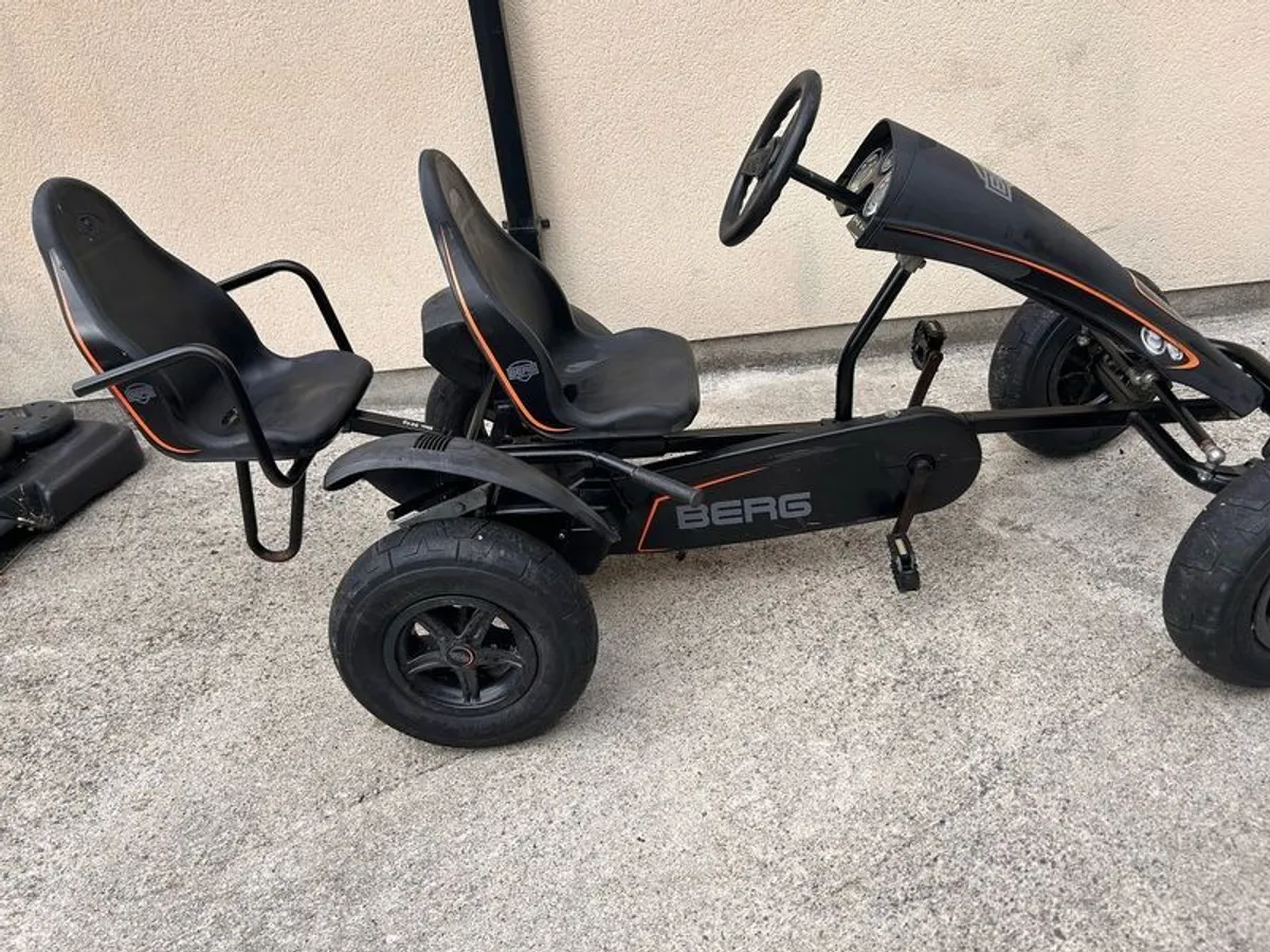 BERG Black Edition XL BFR Go Kart + Genuine BERG Passenger Seat - Image 2