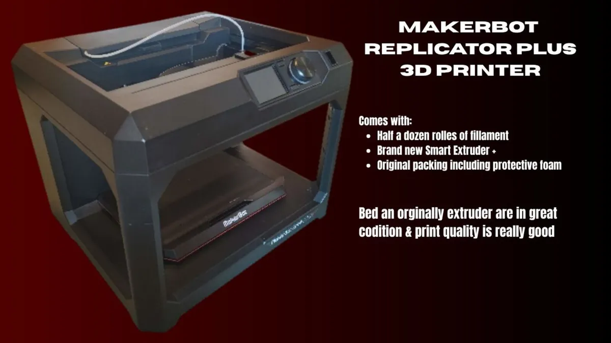 MakerBot 3D Printer (RRP €2k) - Image 1