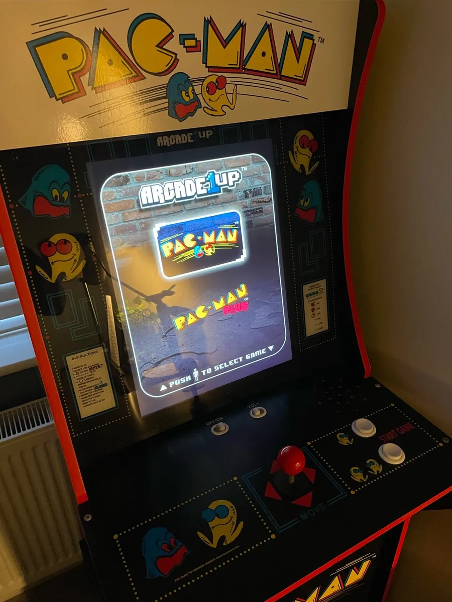 PAC-MAN 1UP FULL SIZE ARCADE CABINET - Image 3