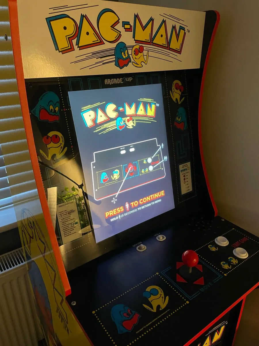 PAC-MAN 1UP FULL SIZE ARCADE CABINET - Image 4