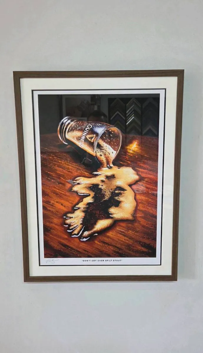 "Don't Cry Over Spilt Stout" Artwork. - Image 1