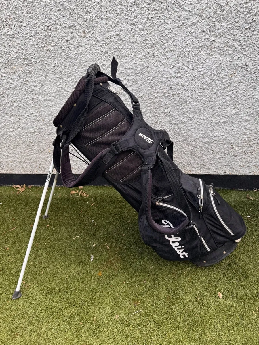 Titleist Stand Golf Bag Black/White - Image 2