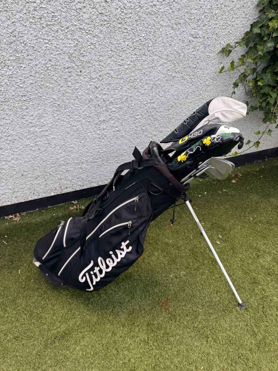 Titleist Stand Golf Bag Black/White - Image 3