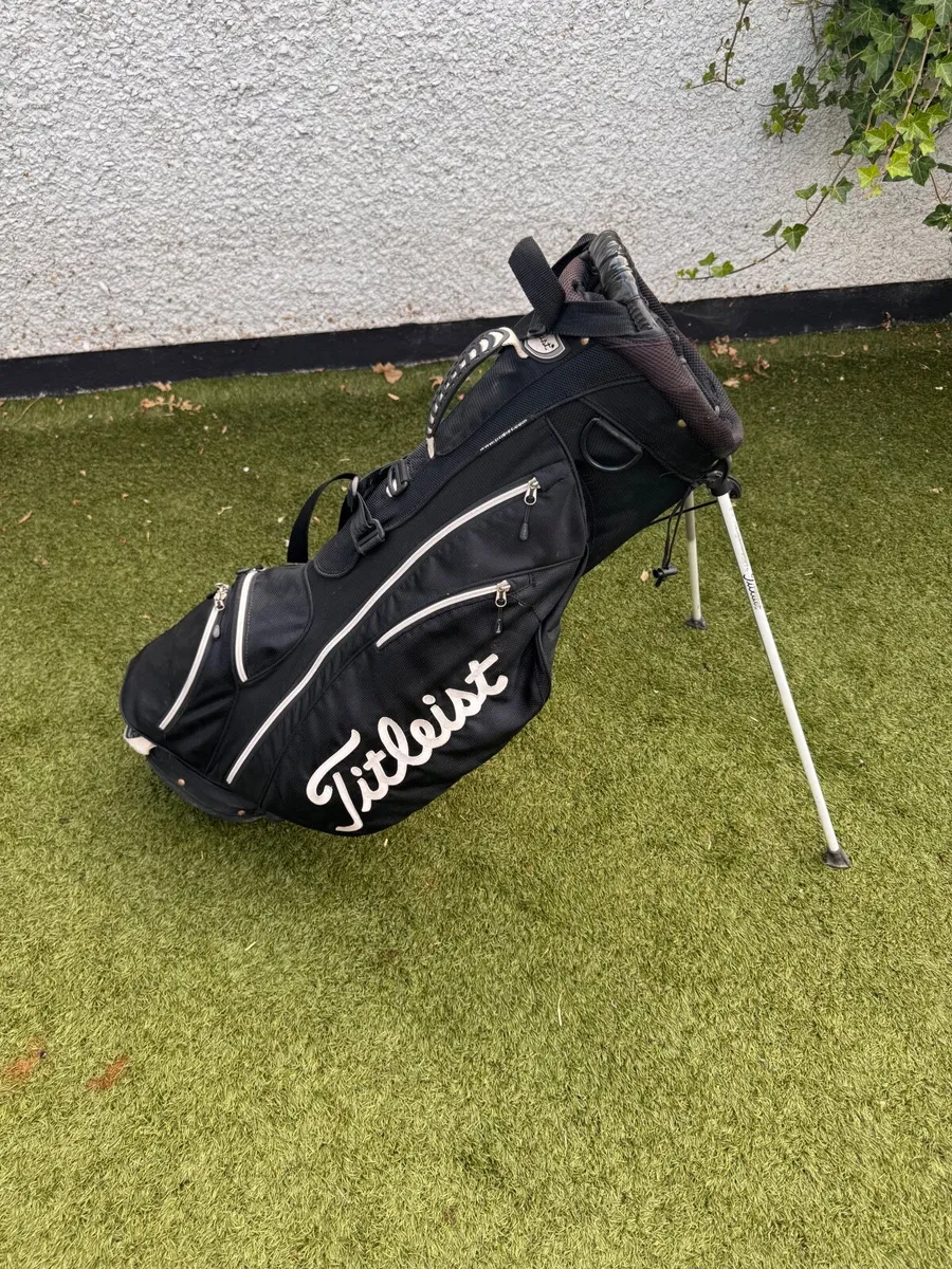 Titleist Stand Golf Bag Black/White - Image 4