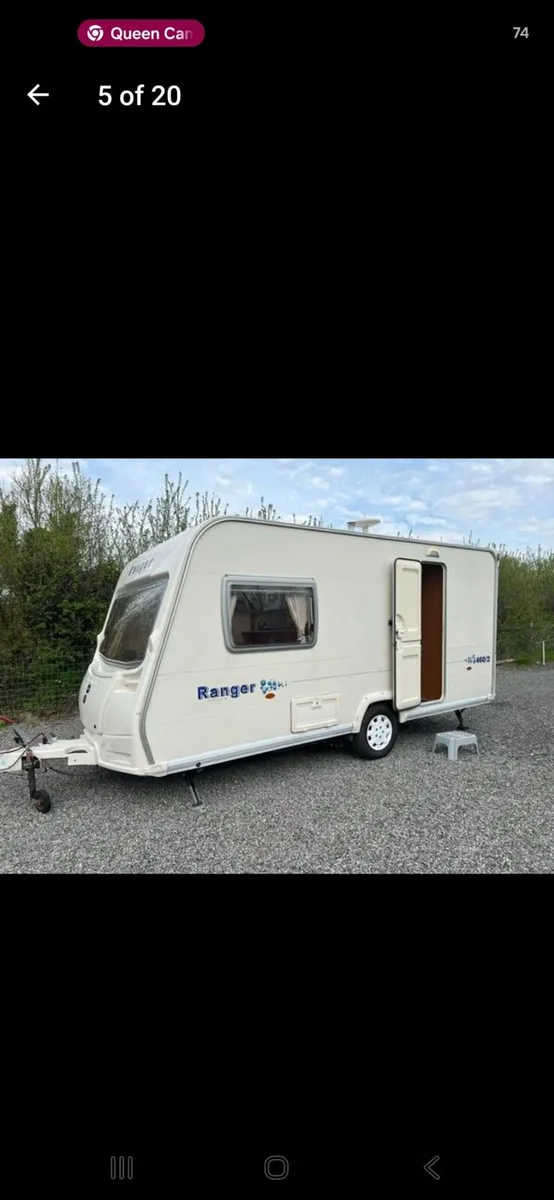 2 Berth Bailey Ranger 460 spacious & rear washroom - Image 1