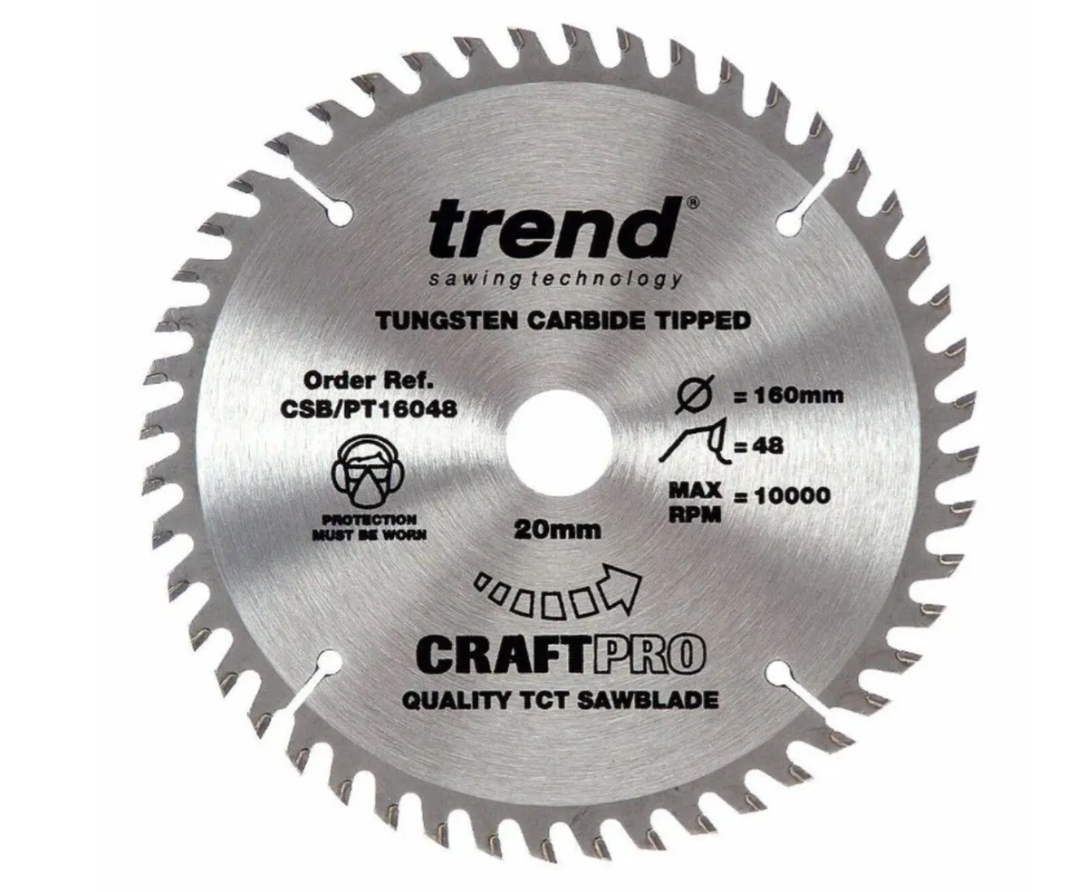 Trend CSB/PT16048 Saw Blade 160mm x 20mm x 48T