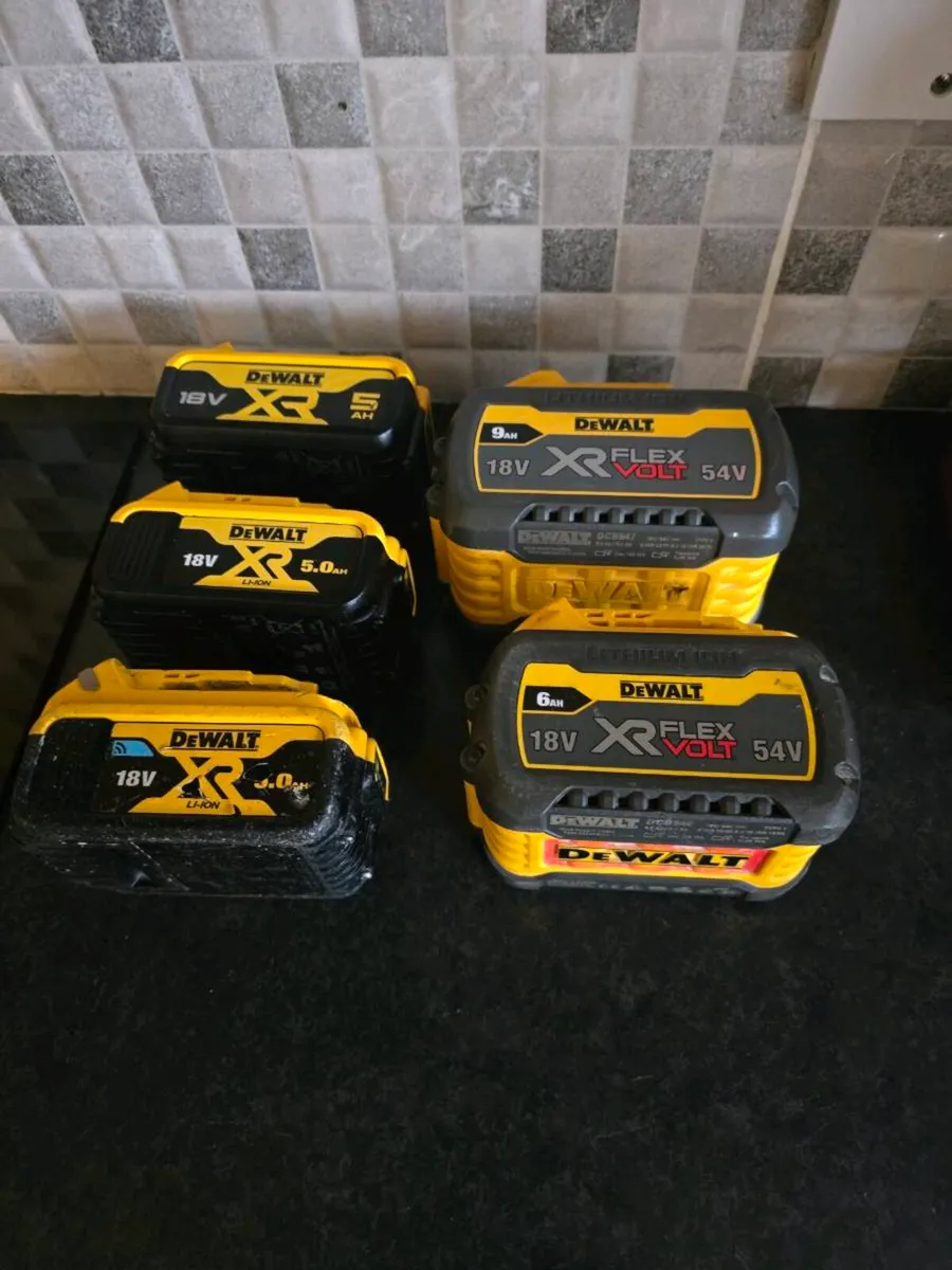 Dewalt batteries read description - Image 1