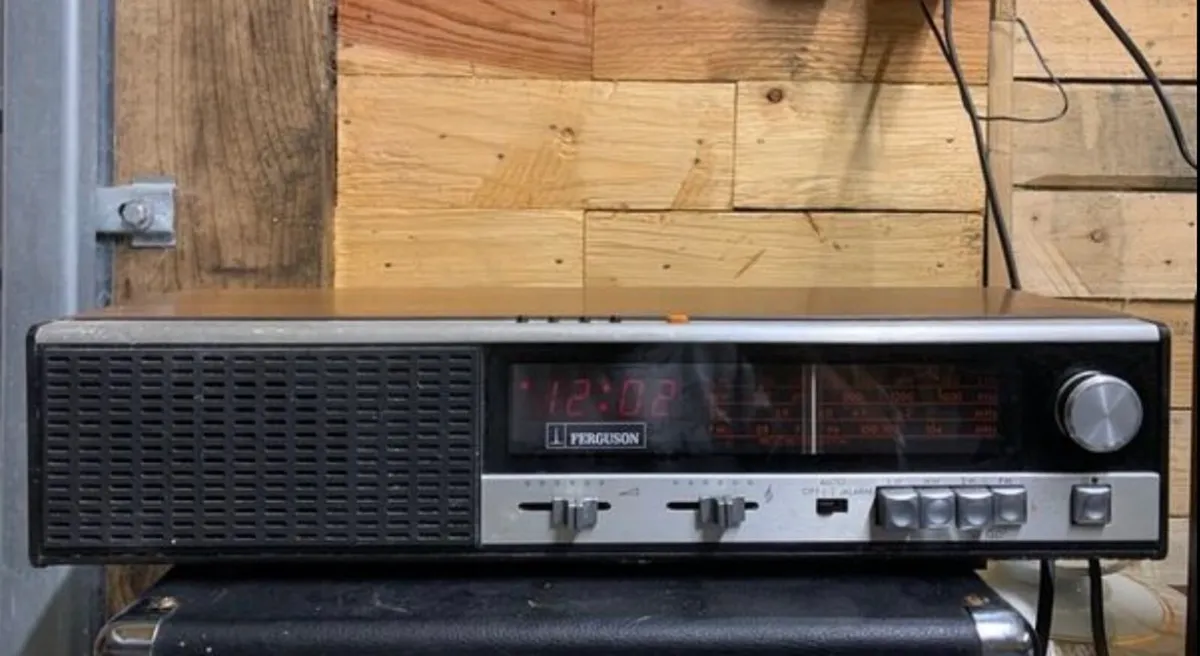 Vintage Ferguson Radio Alarm Clock