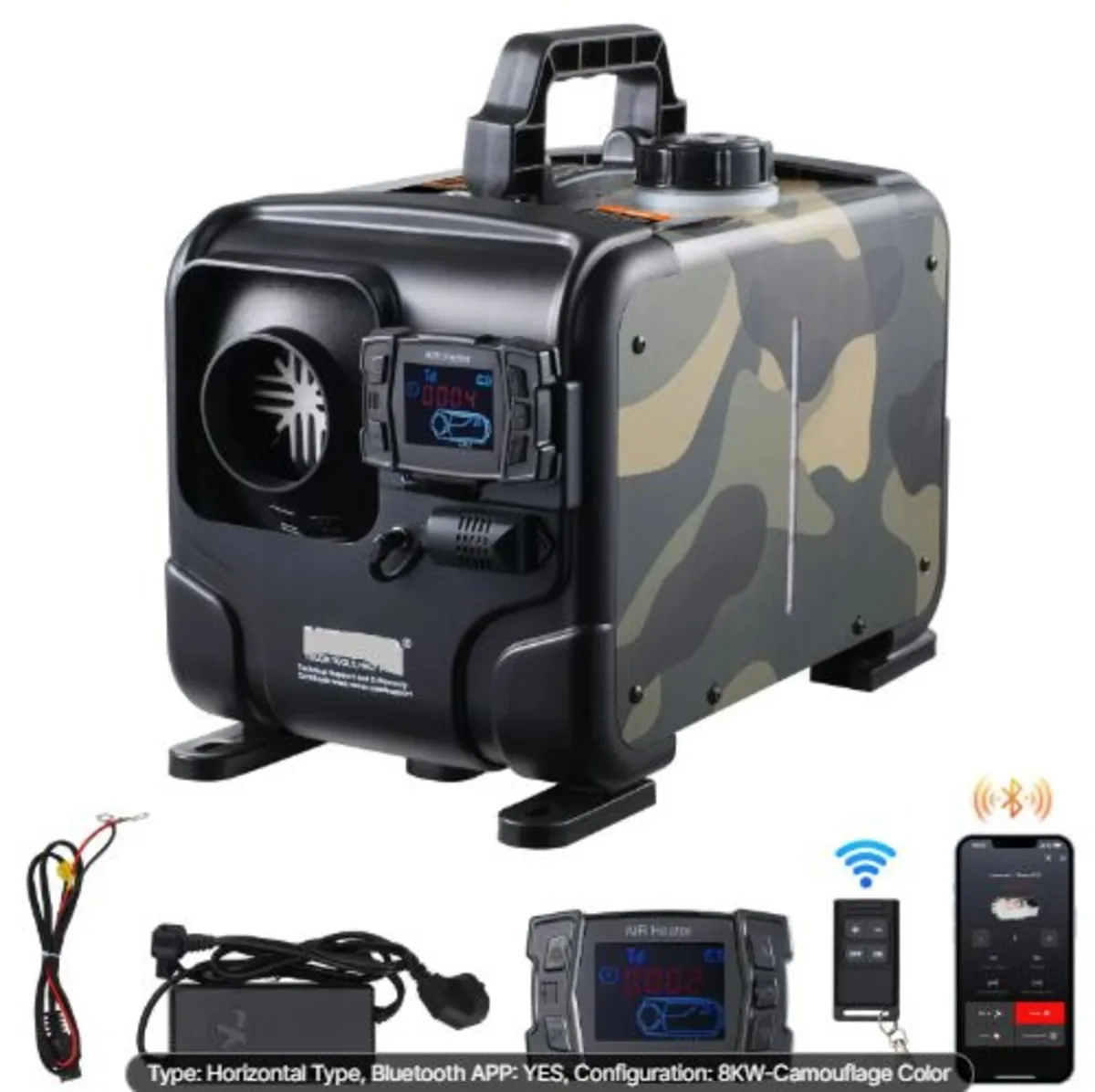 5-8KW Diesel Heater,12V/24V All in One Diesel Air - Image 1
