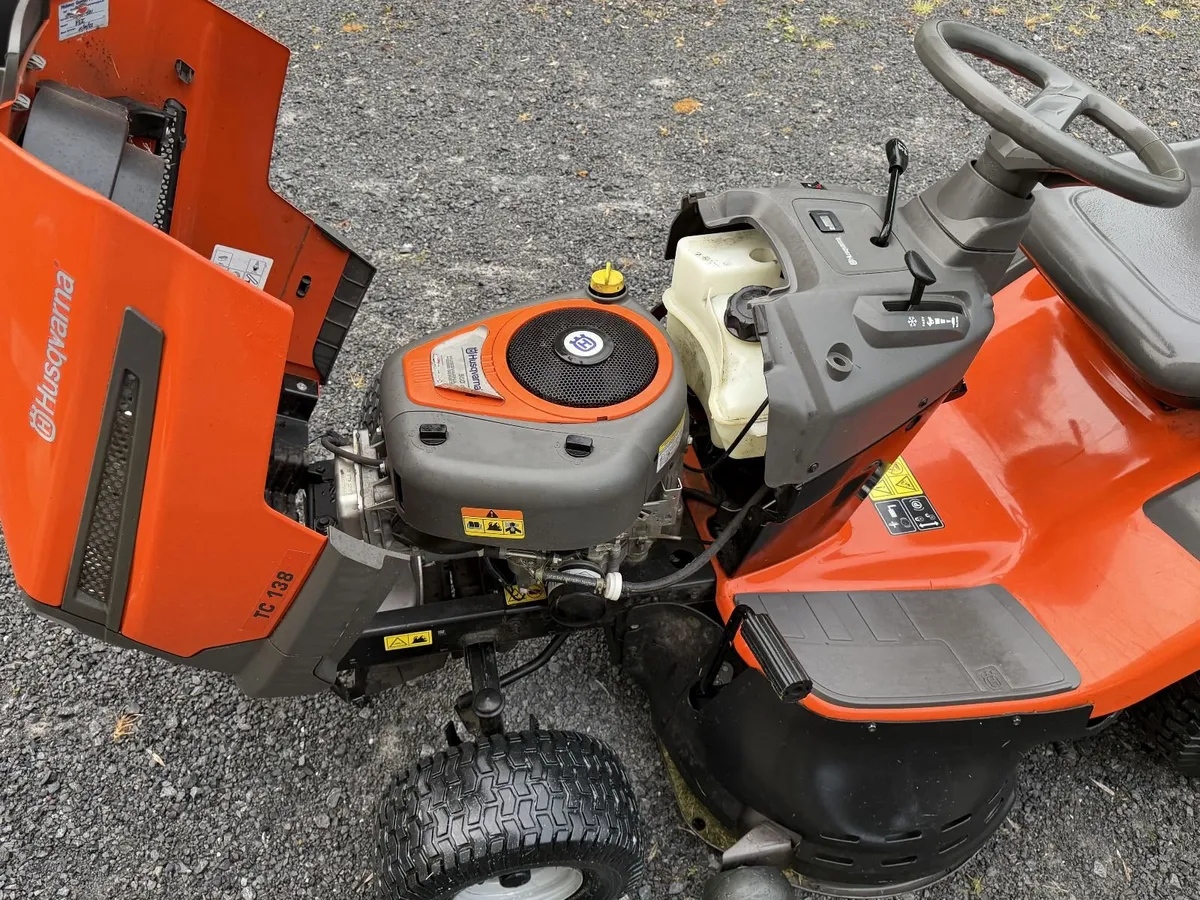 2023 Husqvarna TC138 Ride-On Lawnmower + Mulching - Image 4