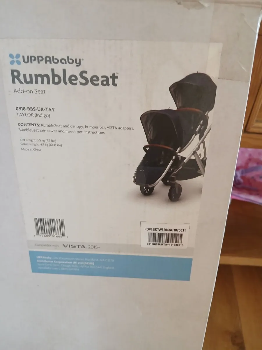 Navy Uppababy pram - Image 3