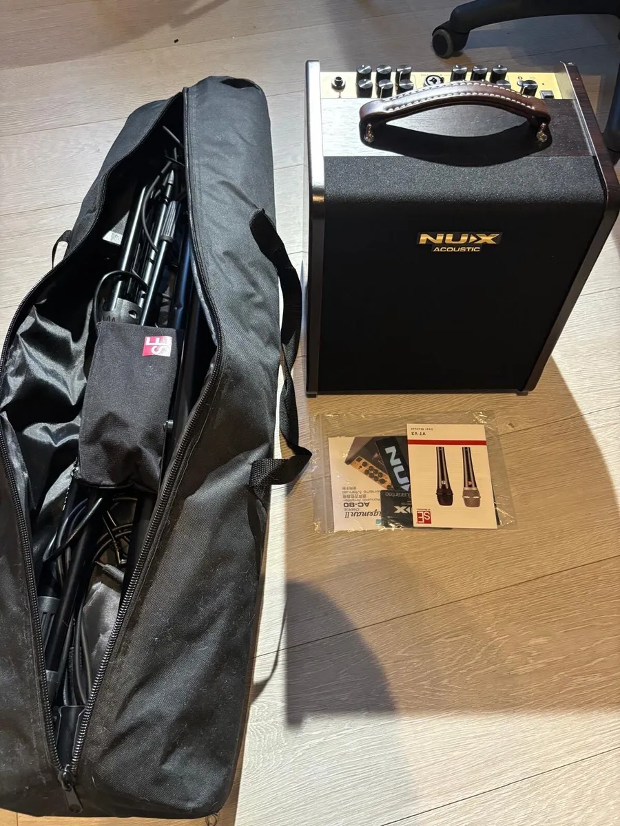 Nux Stageman II AC -80 and Microphone - Image 2
