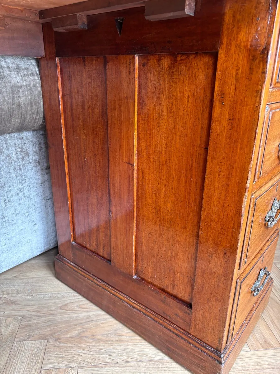 Solid Wood Pedestal Desk - Image 3