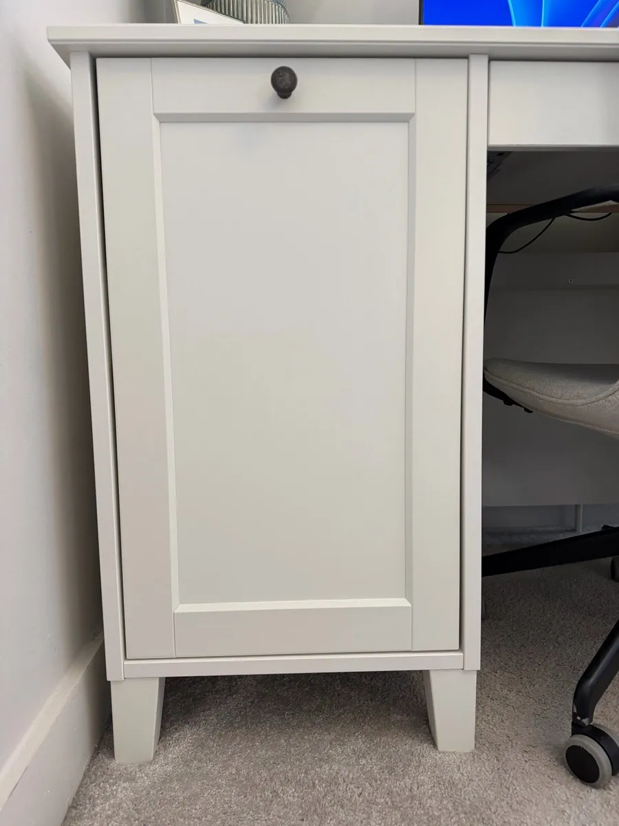 IKEA IDANÄS White Desk & Add-on Unit - Image 2