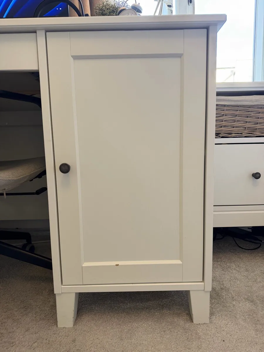 IKEA IDANÄS White Desk & Add-on Unit - Image 3