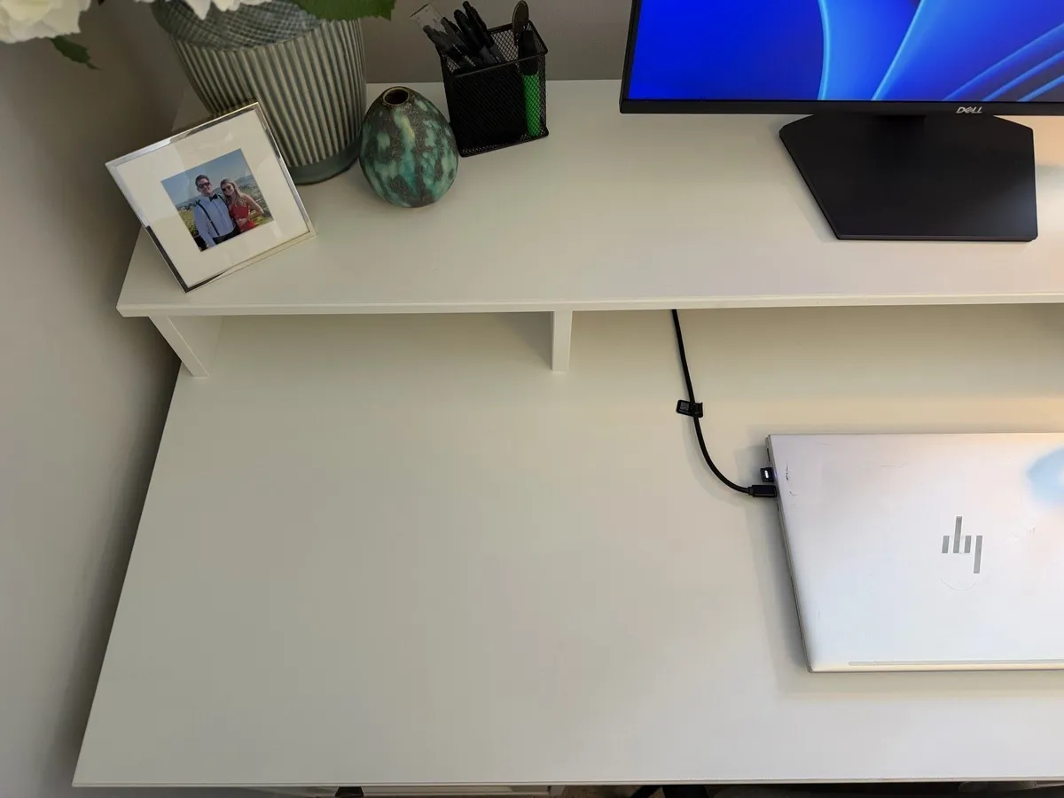 IKEA IDANÄS White Desk & Add-on Unit - Image 4