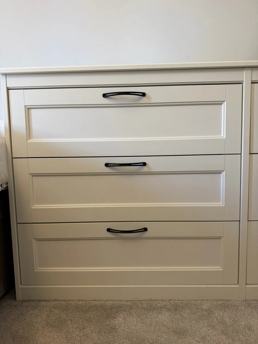 IKEA SONGESAND White Double Chest of Drawers - Image 2