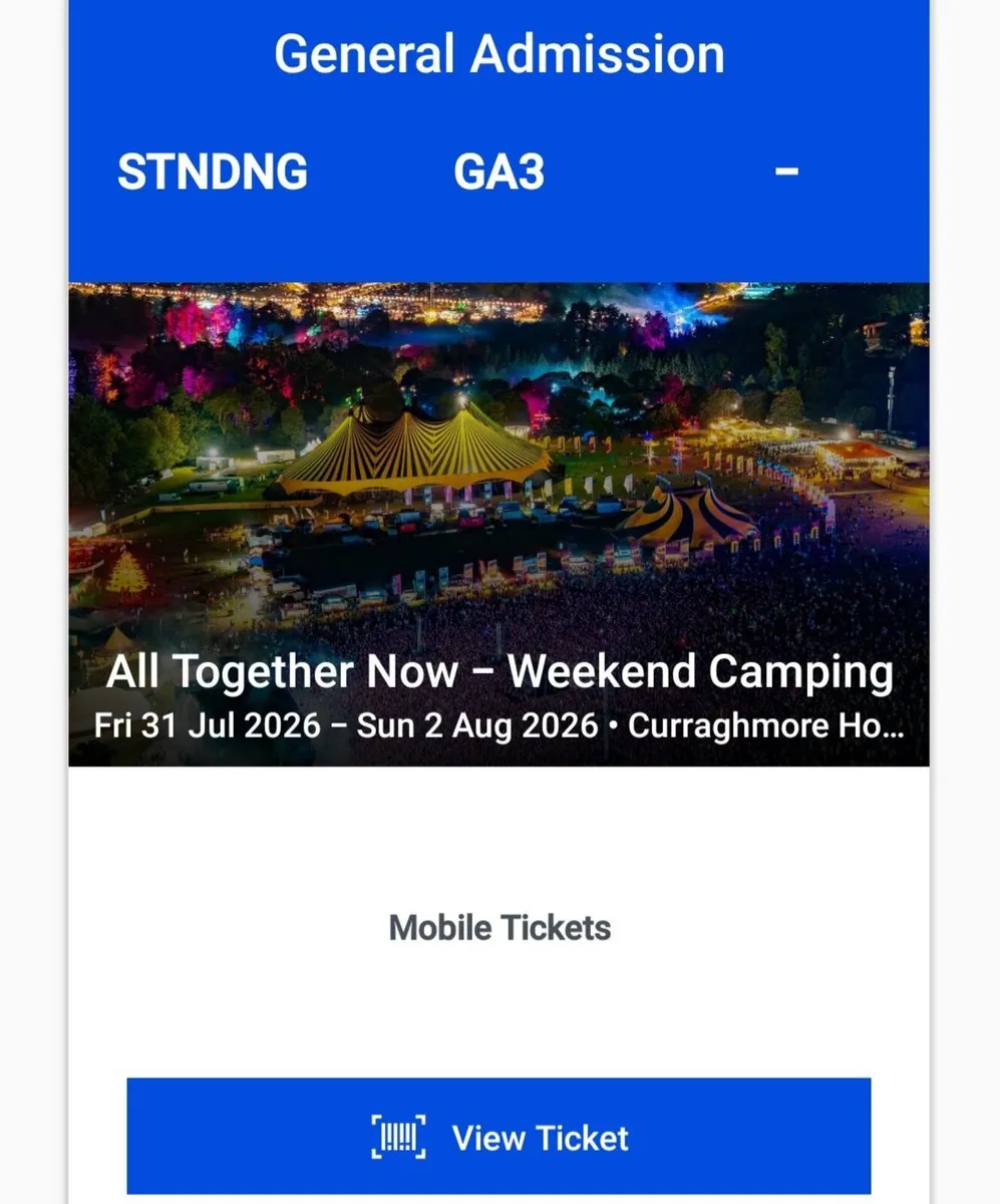 All together now ticket
